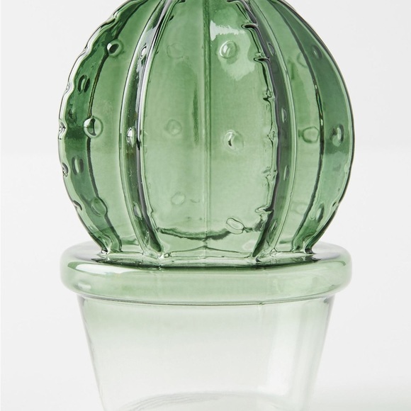 Anthropologie Accents New Anthropologie Glass Cactus Bud Vase In